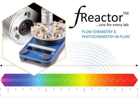 Modular CSTR Flow Chemistry platform fReactor with optional photochemistry modules