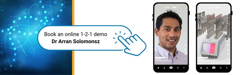 Book an online demo with Dr Arran Solomonsz