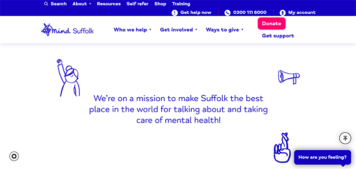 Asynt's charity of the year for 2024 is Suffolk Mind.