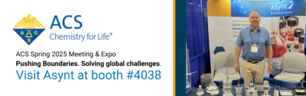 ACS Spring 2025- visit Asynt here at booth #4038 for the latest in sustainable and effective laboratory solutions